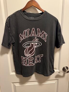 Abercrombie & Fitch Black Miami Heat Graphic Tee